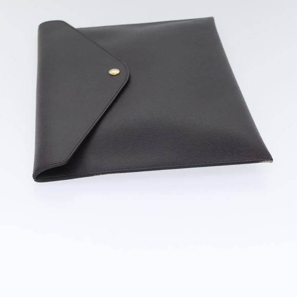 LOUIS VUITTON Taiga Document Case Clutch Bag Acajou M99087 LV Auth 92061 - Picture 4 of 16